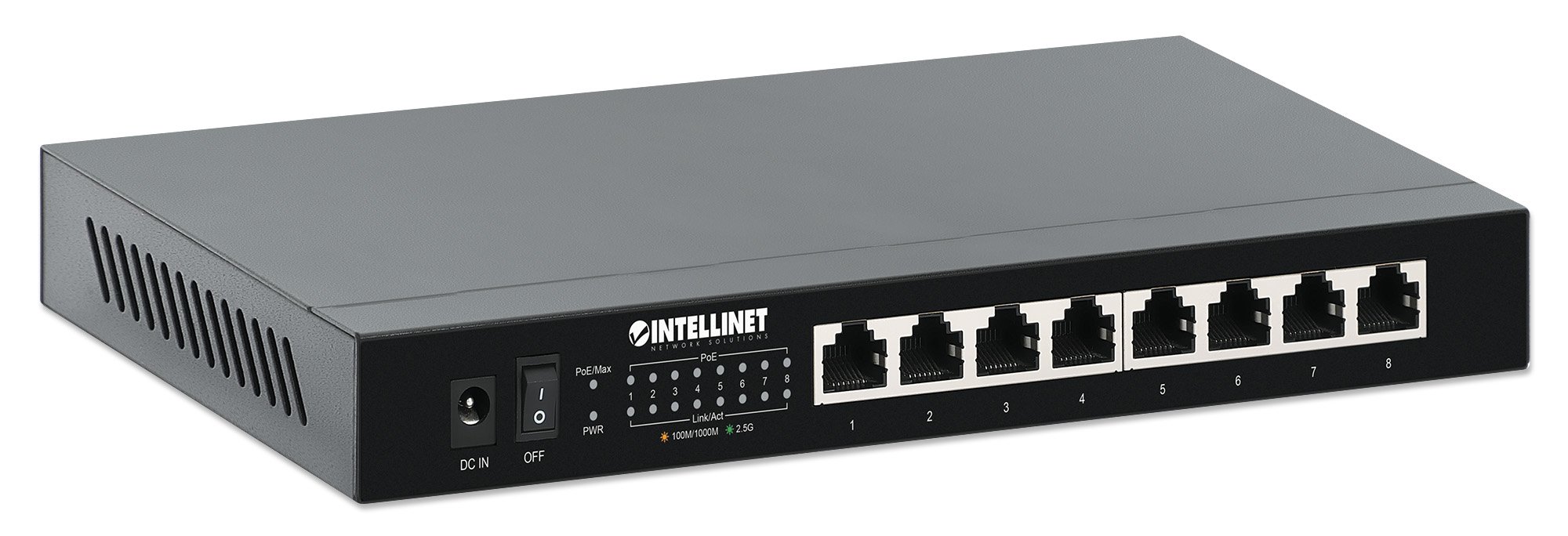 Ethernet Switch POE+ 8 Porte 2.5G INTELLINET - immagine 3