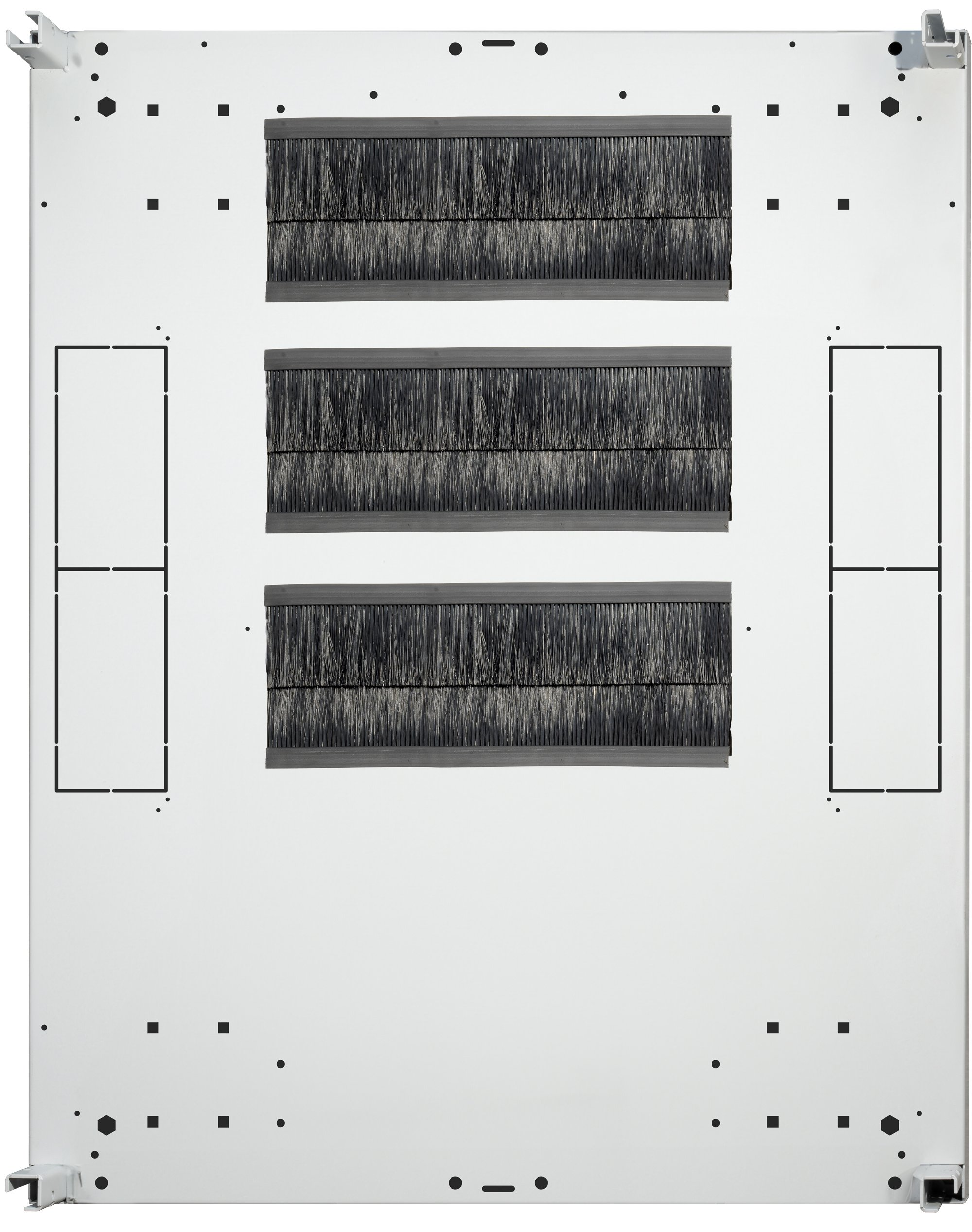 Sei Spazzole Ingresso Cavi per Armadio Rack 380 mm TECHLY PROFESSIONAL - immagine 3