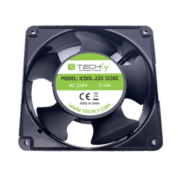Ventola per PC 120x120x38 220V TECHLY - immagine 2