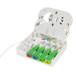 Scatola di Terminazione Ottica di Appartamento (STOA) FTTH 4x SC/APC con Cavo di Installazione da 50m LOGILINK