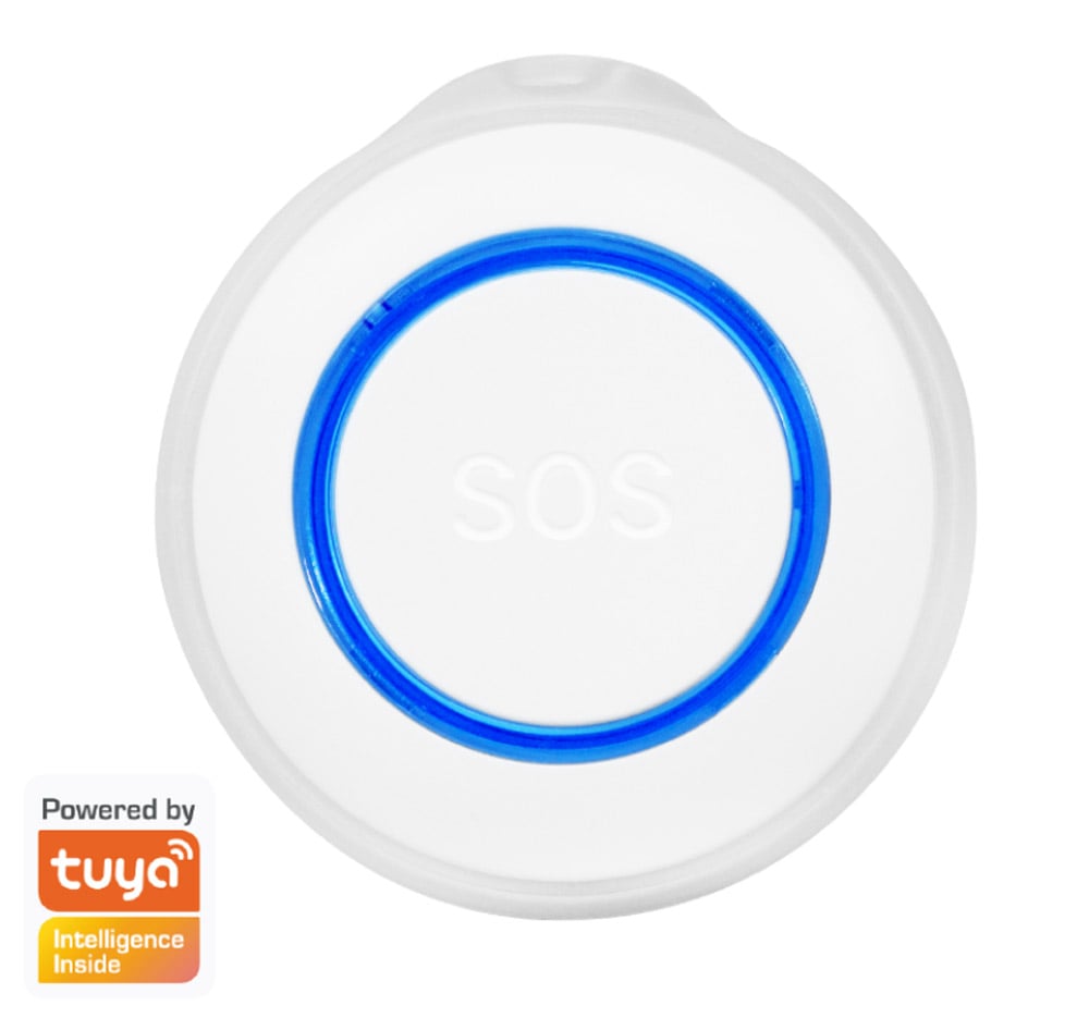 Pulsante Smart Wi-Fi di chiamata SOS Compatibile Tuya LOGILINK