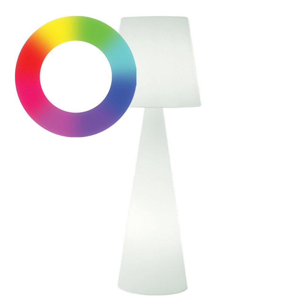 Lampada LED RGB da Pavimento Multicolor 16 Colori Regolazione Intensità IP66 TECHLY