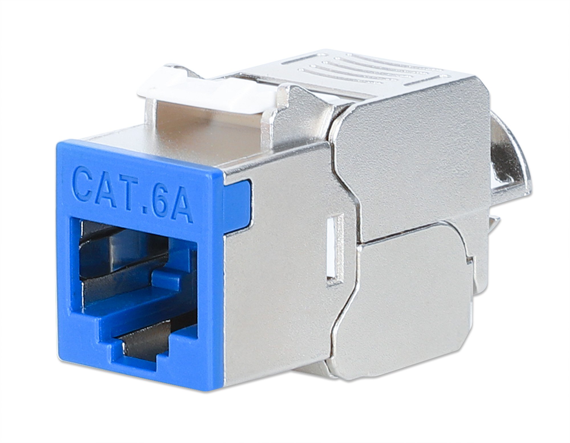 Frutto Keystone RJ45 Cat.6A 10G Slim STP Toolless Blu INTELLINET
