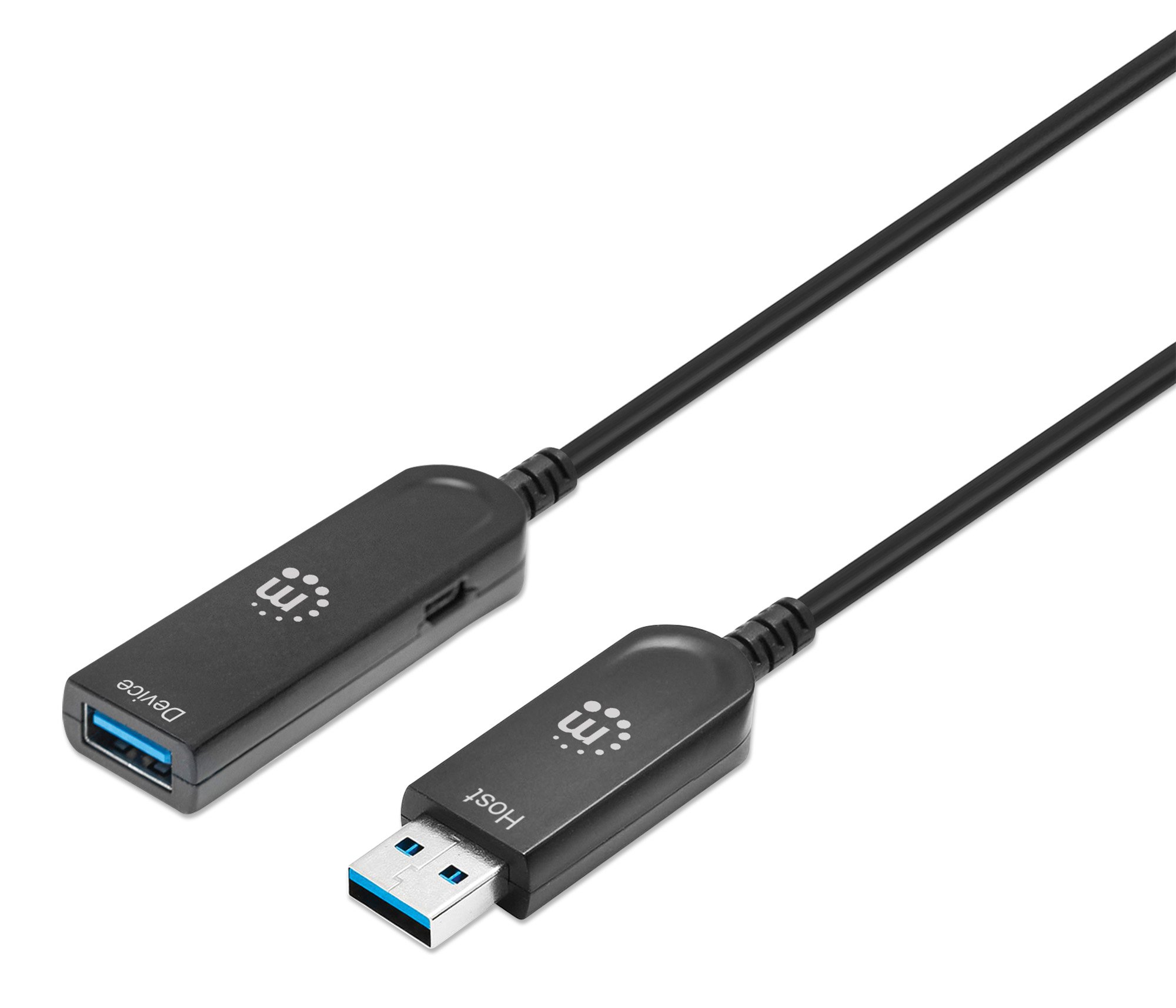 Cavo Ottico Attivo USB 3.2 Gen 2 SuperSpeed+ Active Optical Cable USB A M/F 20m MANHATTAN