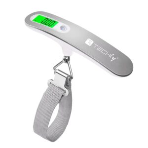 Pesa Valigie Digitale Capacità 50 kg Silver TECHLY