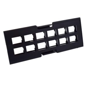Pannello Frontale Adattatore 12 Posti SC/LC per Pannello Patch TECHLY PROFESSIONAL