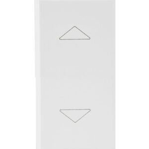 WHITEK S44 Commutatore 2 Pulsanti 1P 10AX 250V 1 Modulo Bianco Opaco AVE