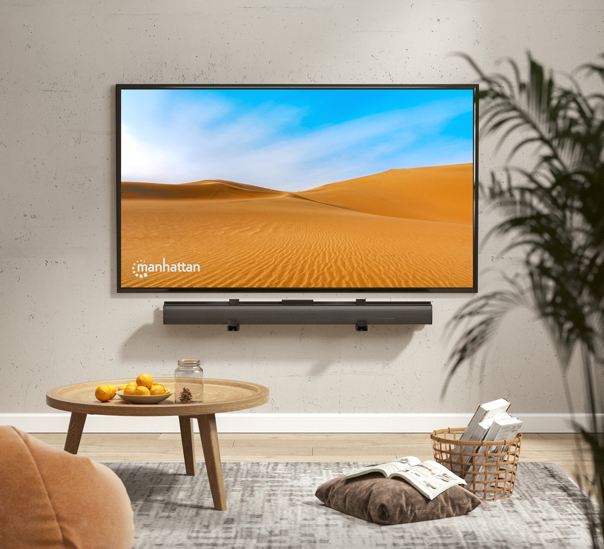 Supporto Universale per Soundbar da Muro Max VESA 800x400 MANHATTAN