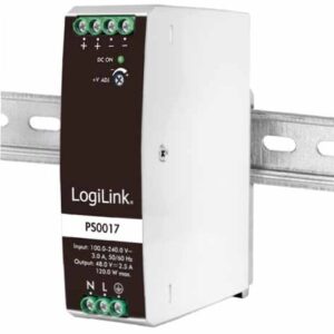 Alimentatore su Guida DIN 48V 2,5A 120W LOGILINK