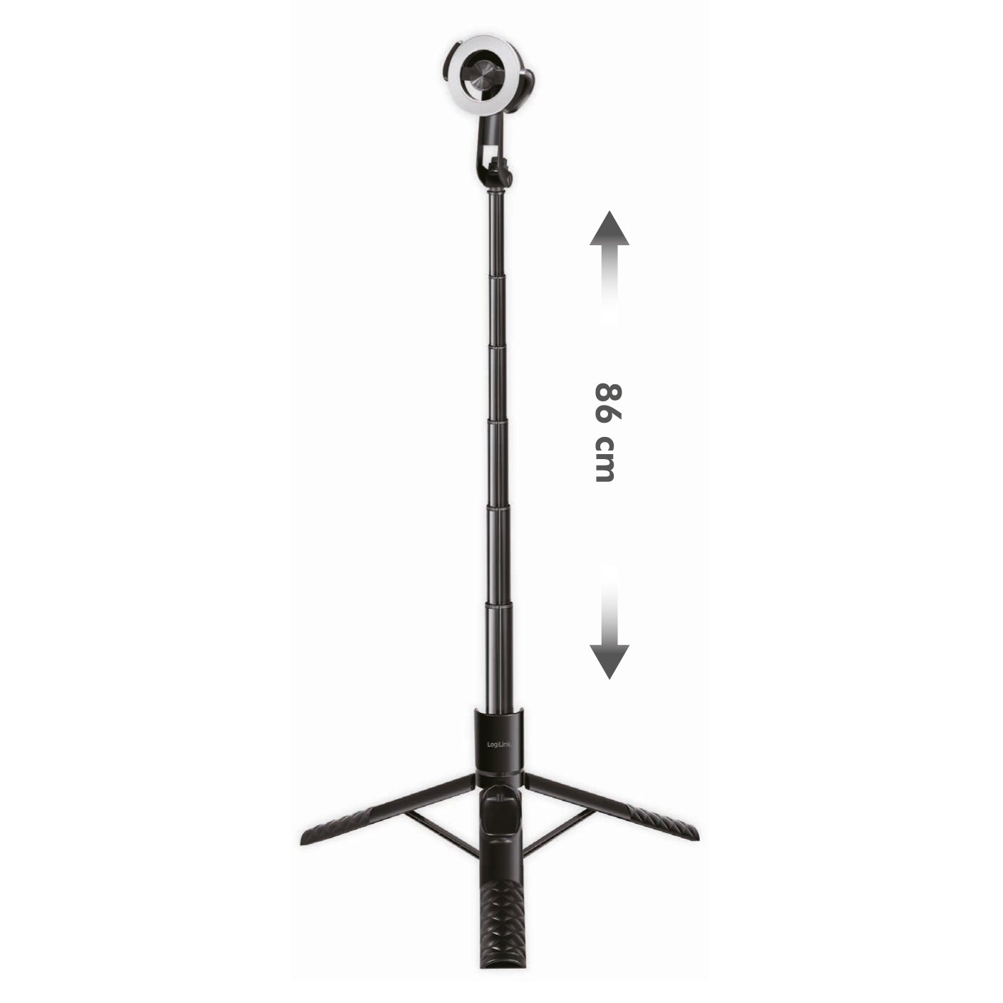 Treppiede Magnetico Estensibile con Telecomando Wireless Selfie Stick per Smartphone LOGILINK - immagine 4