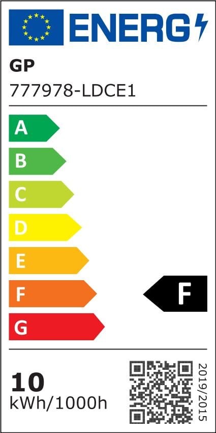Lampada LED Globo E27 Bianco Caldo 12W, Classe F GP BATTERIES - immagine 4