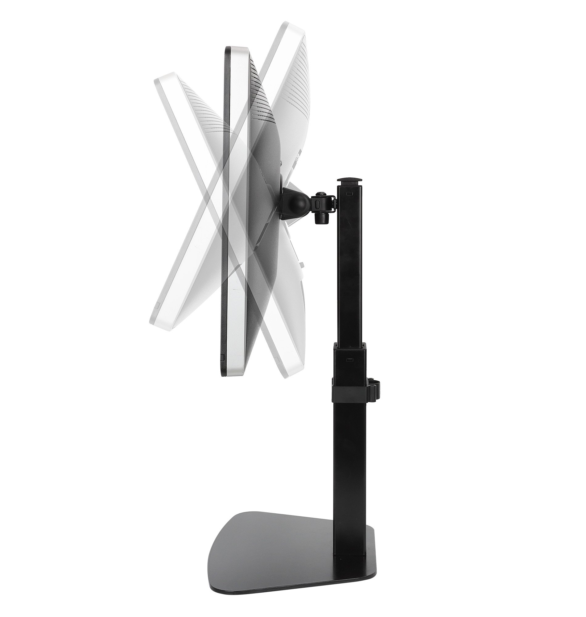 Supporto da Tavolo Stand per Monitor 15-32'' con Molla a Gas Regolabile e Base MANHATTAN - immagine 6