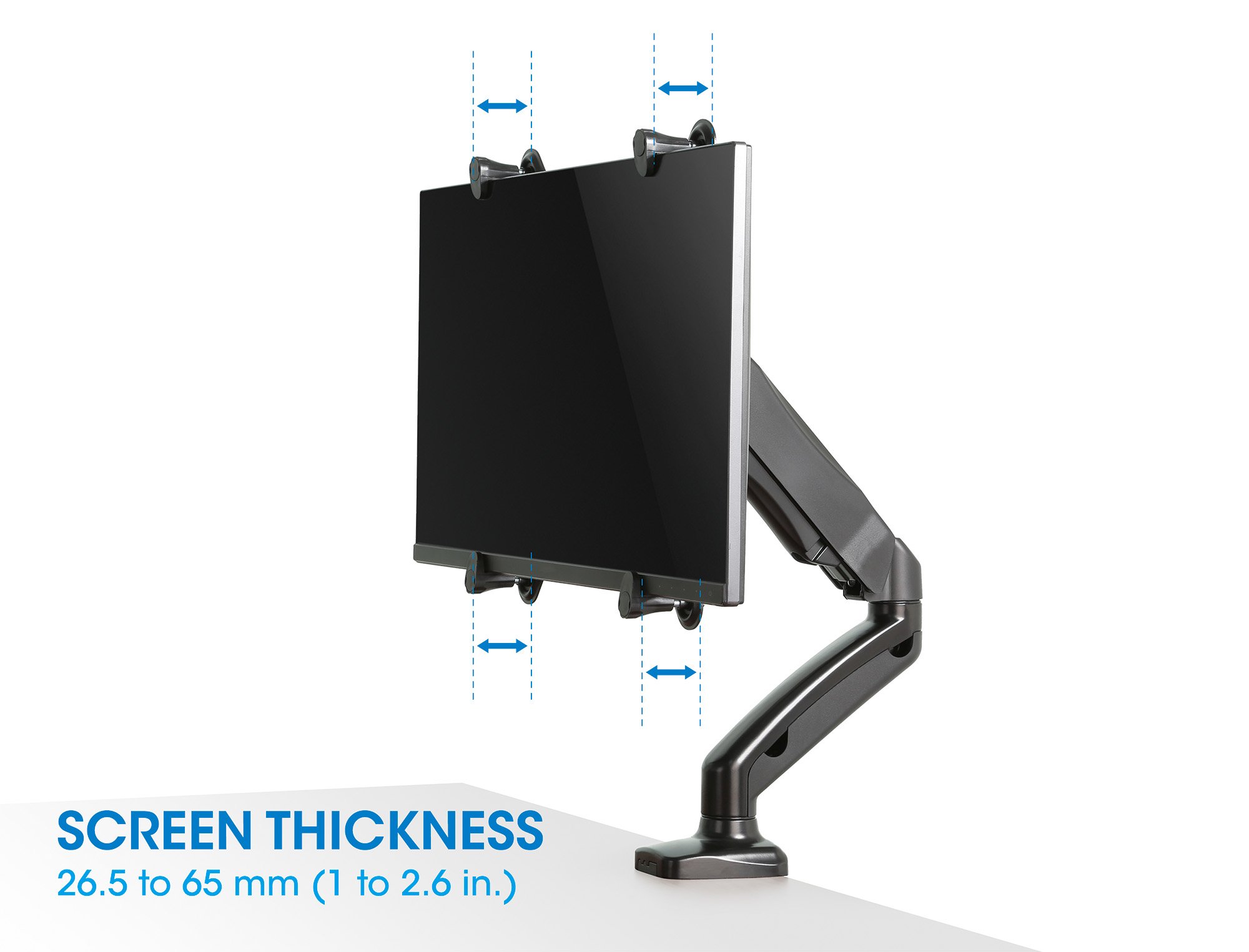 Kit Adattatore di Montaggio Non VESA per Monitor 13-27'' MANHATTAN - immagine 6