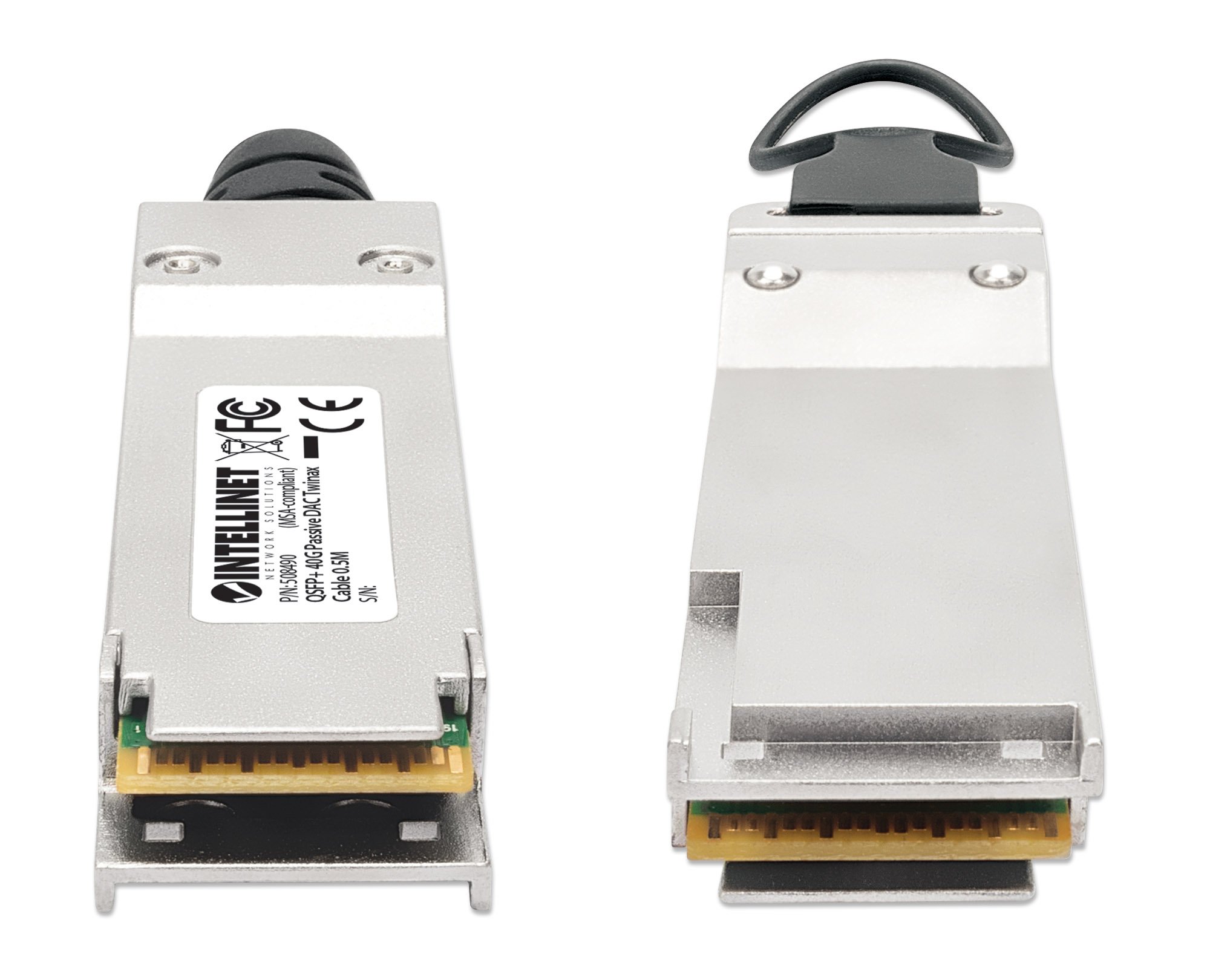Cavo in Rame Twinax DAC Passivo QSFP+ 40G 2m INTELLINET - immagine 4