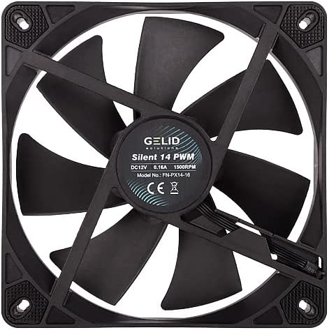 Dissipatore Ventola Silent 140x140x25 con Controllo PWM Intelligente GELID SOLUTIONS - immagine 4