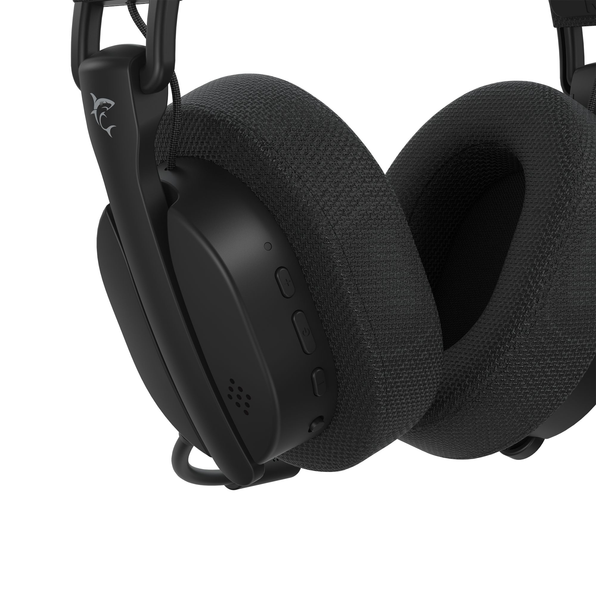 Cuffia Gaming Wireless BT con Microfono Nero FIRECREST WHITE SHARK - immagine 4