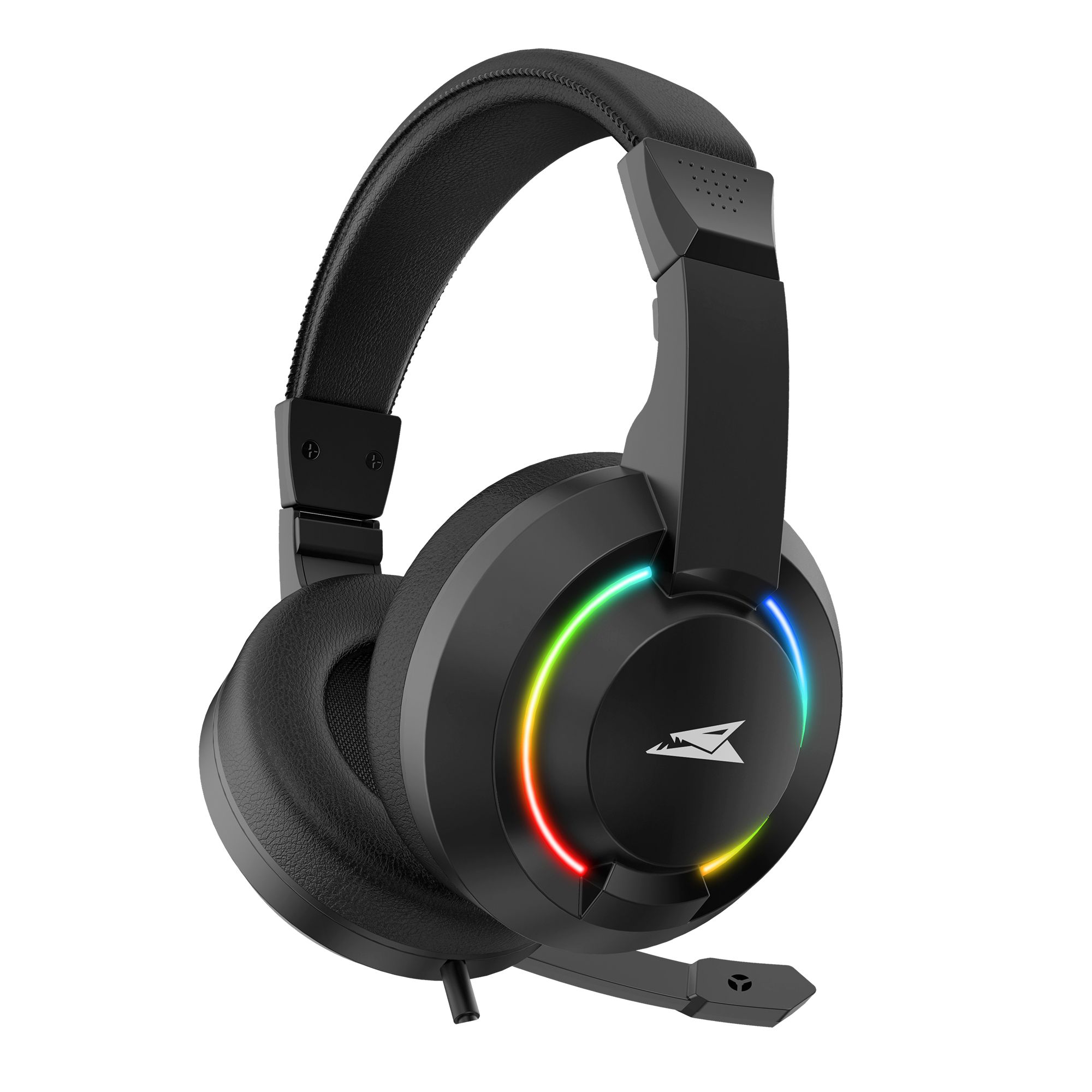 Cuffie Gaming con Microfono e Illuminazione RGB, BGH-021 HYDRA Nero BARACUDA - immagine 4