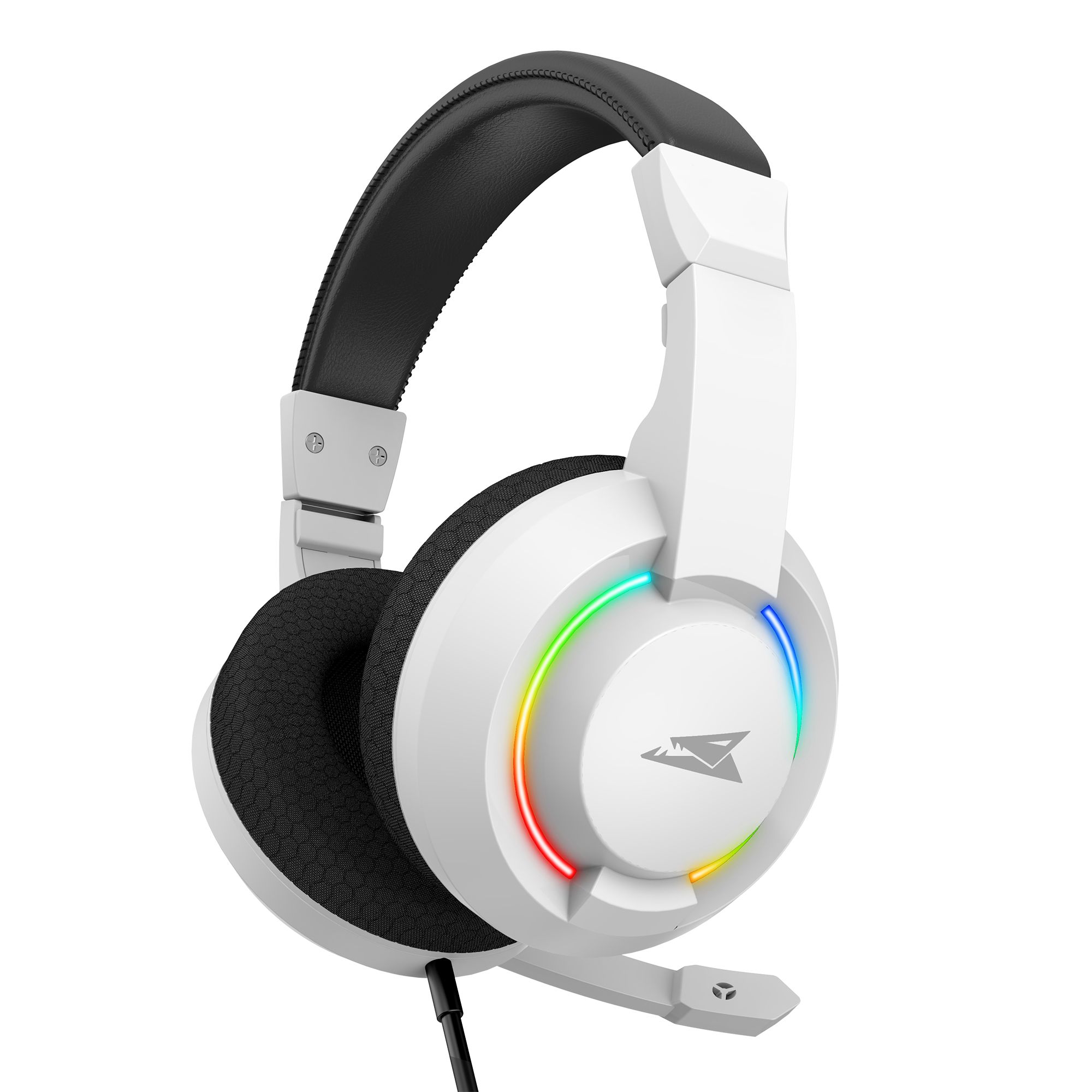 Cuffie Gaming con Microfono e Illuminazione RGB, BGH-021 HYDRA Bianco BARACUDA - immagine 4
