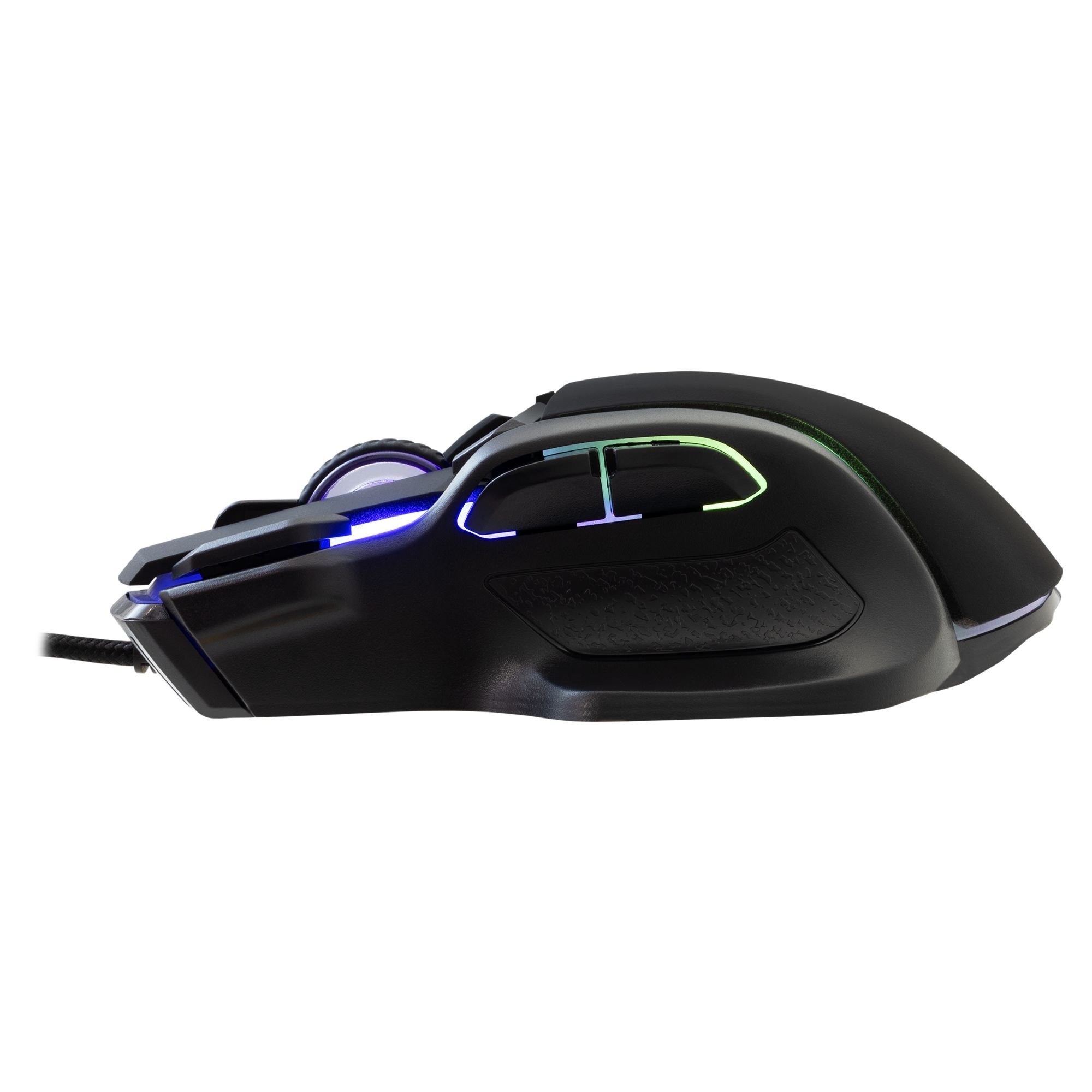 Mouse Ottico USB Gaming 7200 Dpi Retroilluminazione LED RGB Nero, PIRANHA BARACUDA - immagine 3