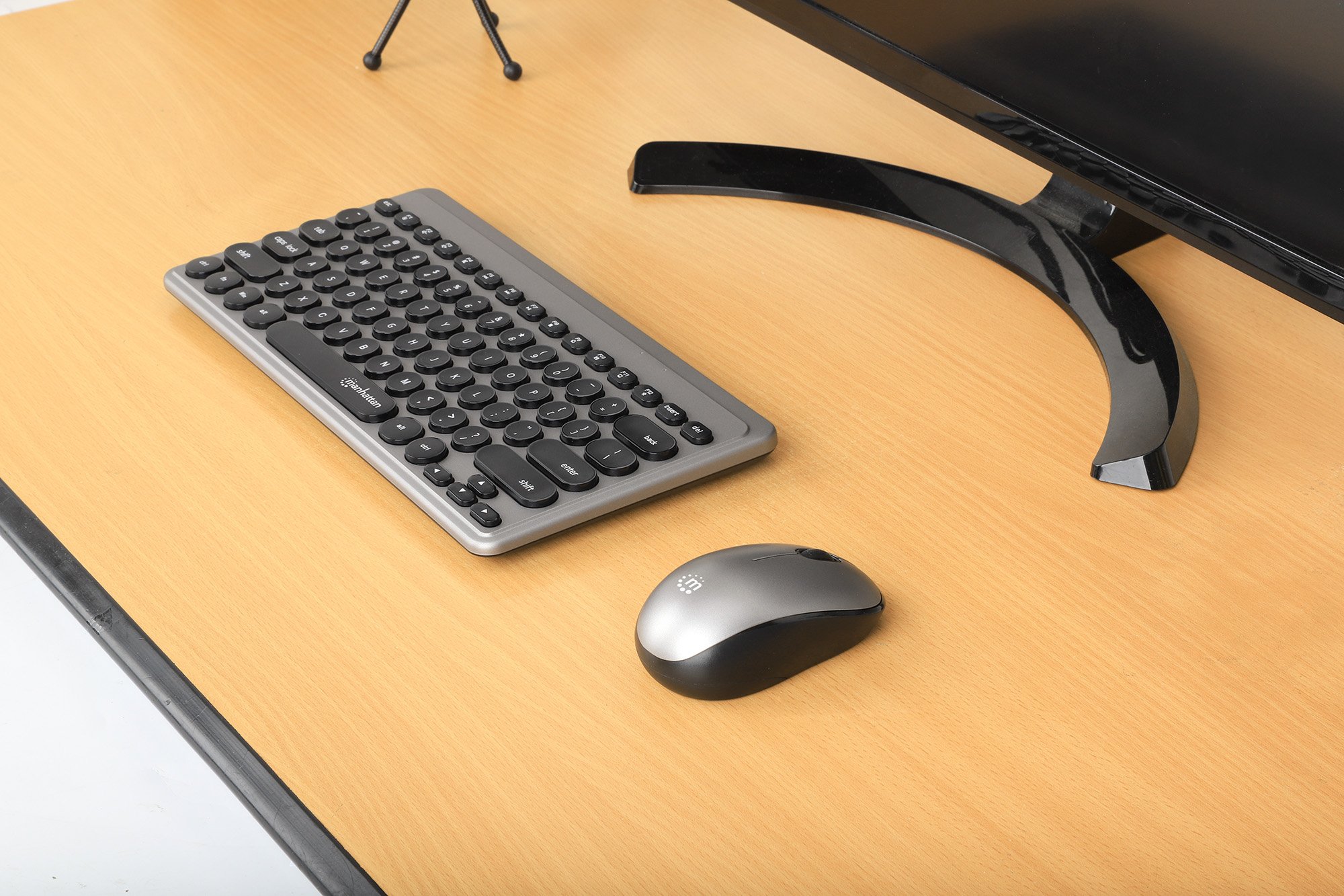 Set Combo Mini Tastiera Slim e Mouse 1200dpi USB Wireless MWK4095 MANHATTAN - immagine 8