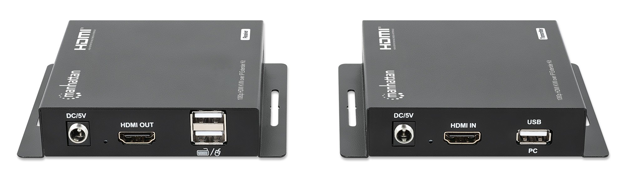 Kit Extender HDMI KVM Over IP 1080p fino a 120m MANHATTAN - immagine 3