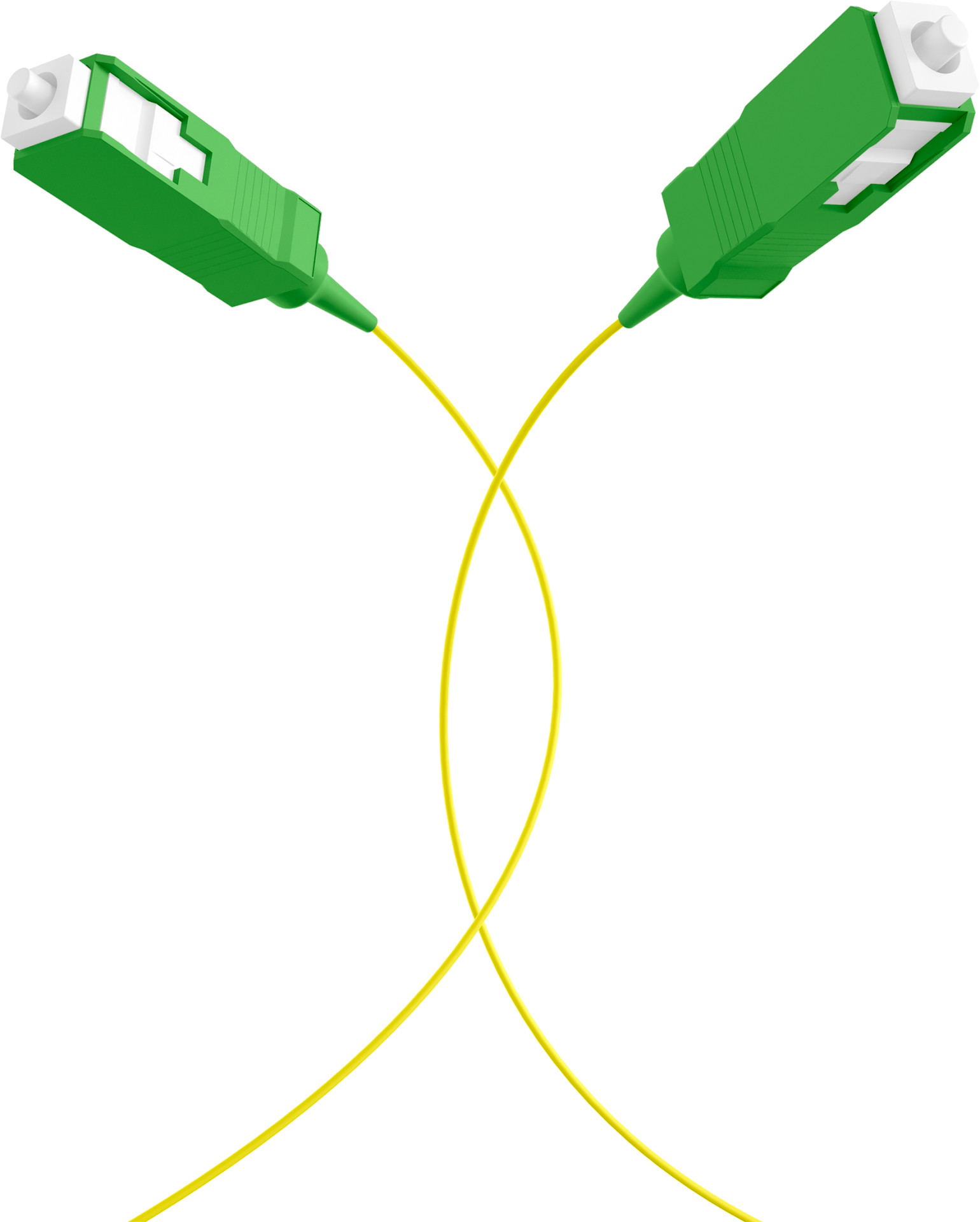 Pigtail Fibra Ottica Monomodale OS2 SC/APC G657A2 2m Giallo OEM - immagine 4
