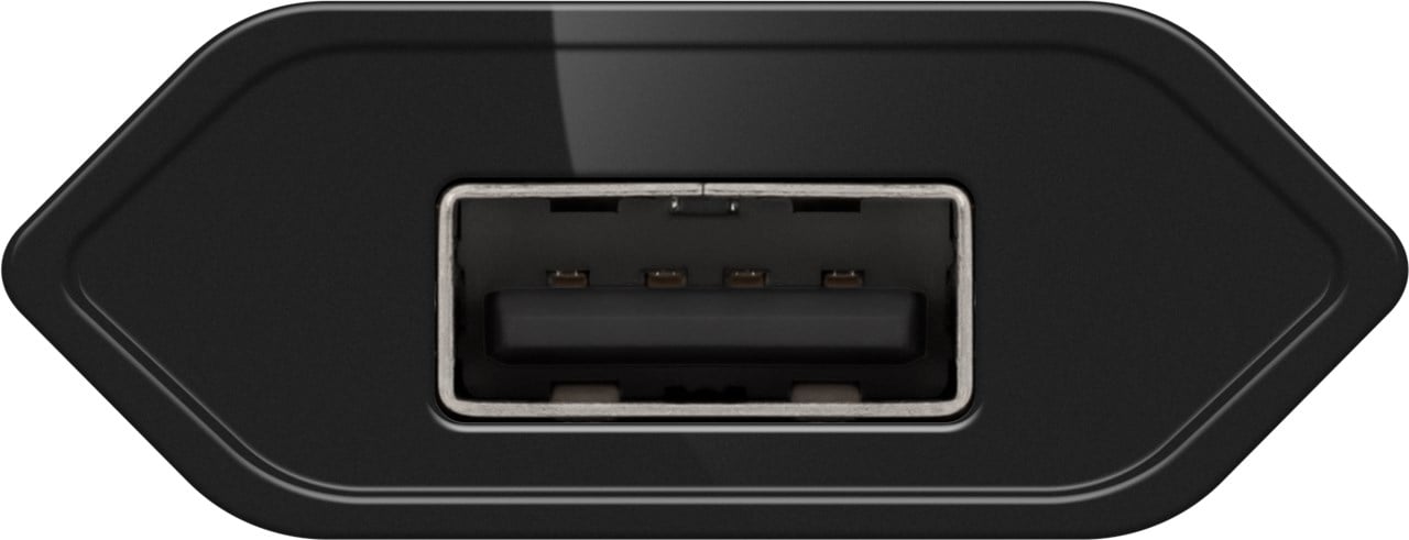 Caricatore USB 1A 5W Compatto Spina Europea Nero GOOBAY - immagine 4