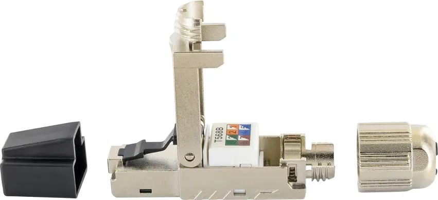 Plug RJ45 Cat.8 Schermato STP Tooless TECHLY PROFESSIONAL - immagine 4