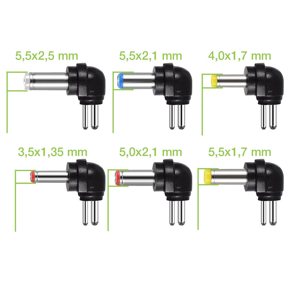 Alimentatore Universale Regolabile 7,2W AC/DC 3V-12V 600 mA con 6 Spine DC Porta USB 1A TECHLY - immagine 4