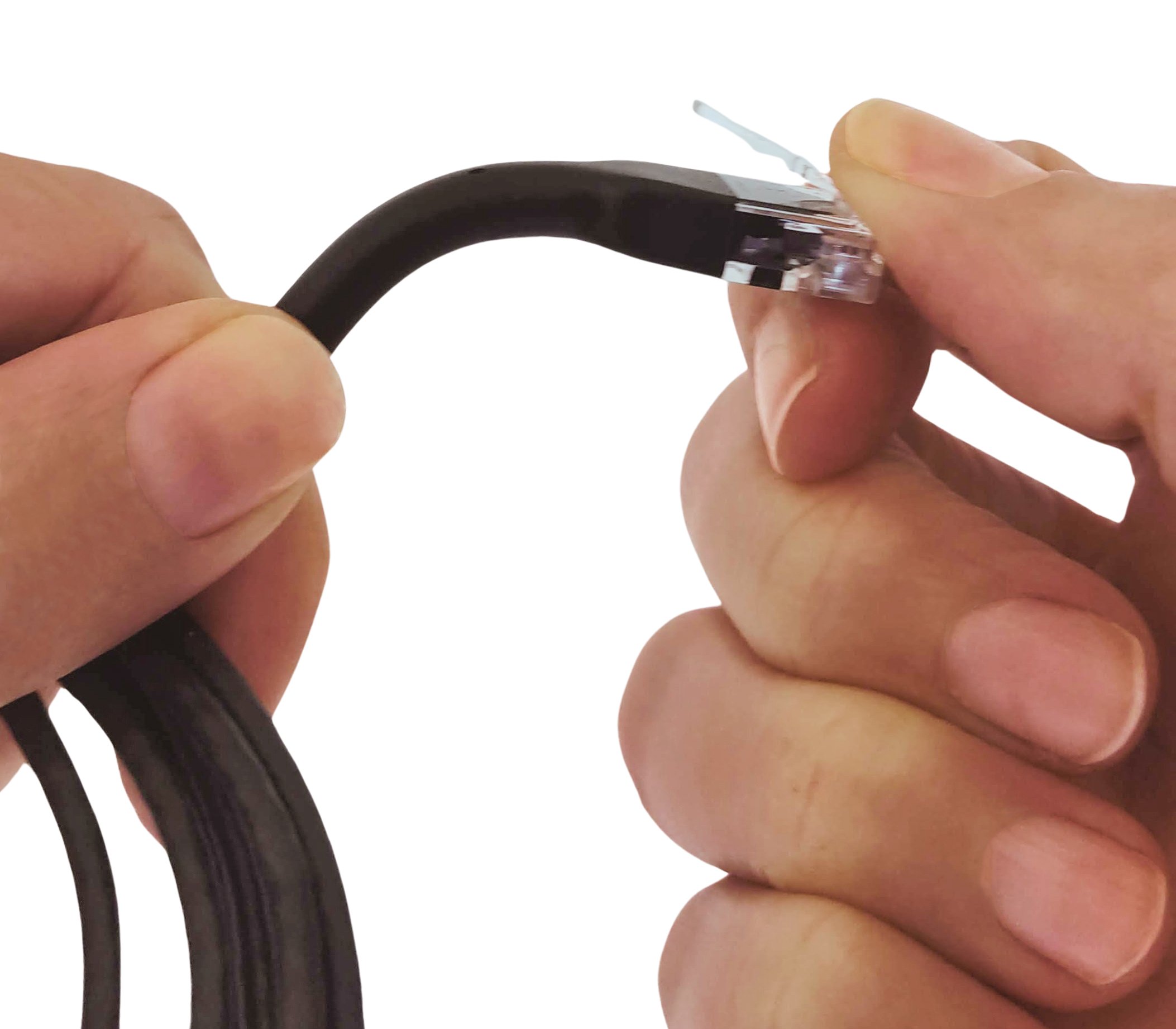 Cavo Slim Patch di Rete Pieghevole in Rame Cat.6A U/UTP 1m Nero TECHLY PROFESSIONAL - immagine 4