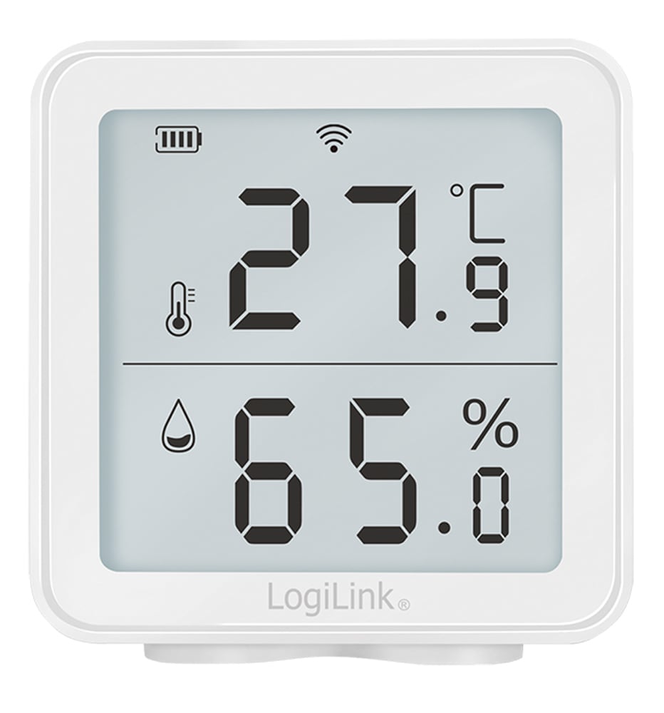 Termoigrometro Wireless Monitoraggio Remoto Wi-Fi App Smart Life LOGILINK - immagine 4