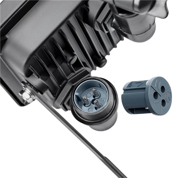 Faretto LED da Esterno IP65 100W 8500lm Nero GOOBAY - immagine 4
