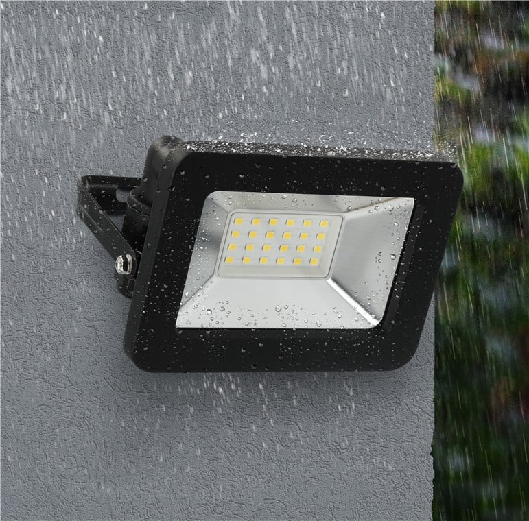 Faretto LED da Esterno IP65 20W Nero GOOBAY - immagine 4