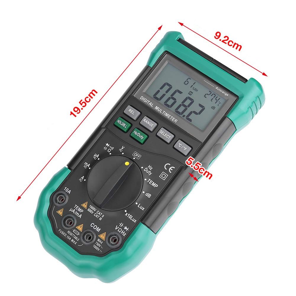 Multimetro Digitale LCD 4000counts con misurazioni ambientali, KPS-MT490 KPS - immagine 3