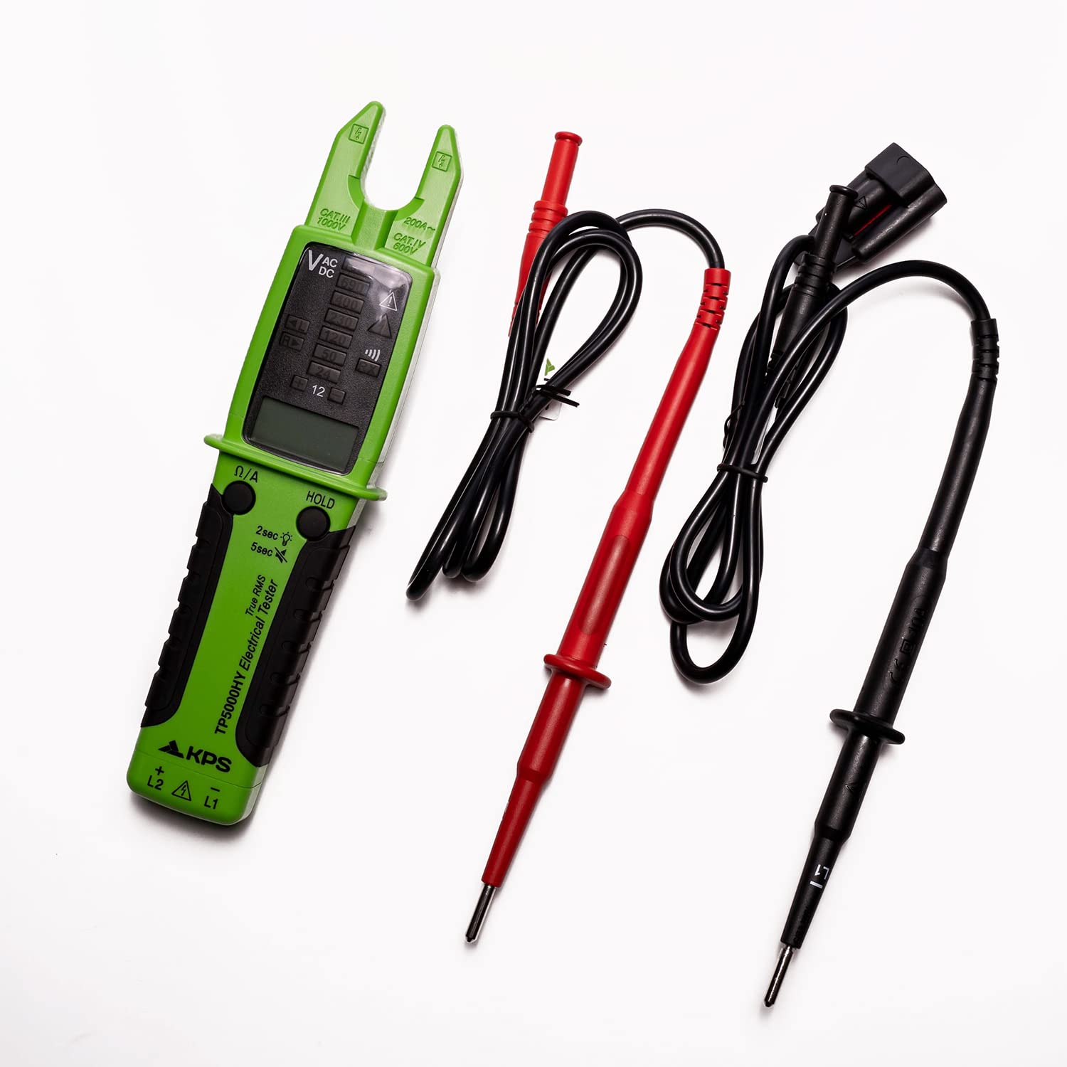 Tester di Tensione TRMS AC/DC 1000V AC 200A 10.000 Conti IP65 CAT.IV, KPS-TP5000HY KPS - immagine 4