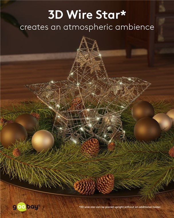 Lampada Stella Batteria: Luce Decorativa e Pratica GOOBAY - immagine 4