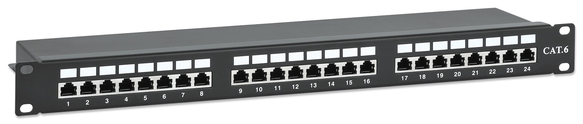 Pannello Patch STP 24 Posti RJ45 Cat.6 INTELLINET - immagine 3