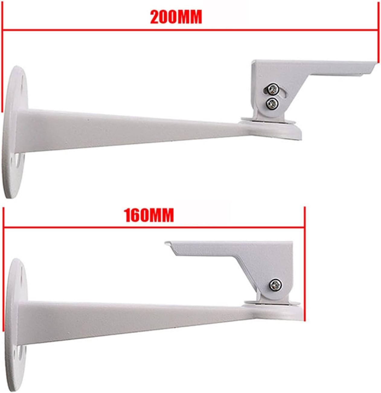 SCHARTEC Supporto Da Soffitto Per Tenda M1100 – Staffa Di Montaggio Bianca, 2 Pezzi Necessari, 9,5x5x20 Cm