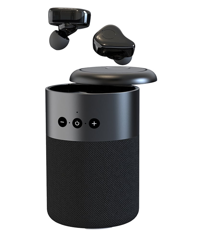 Altoparlante BT v5.1 con Auricolari Wireless e Custodia di Ricarica 2 in 1 TECHLY - immagine 3