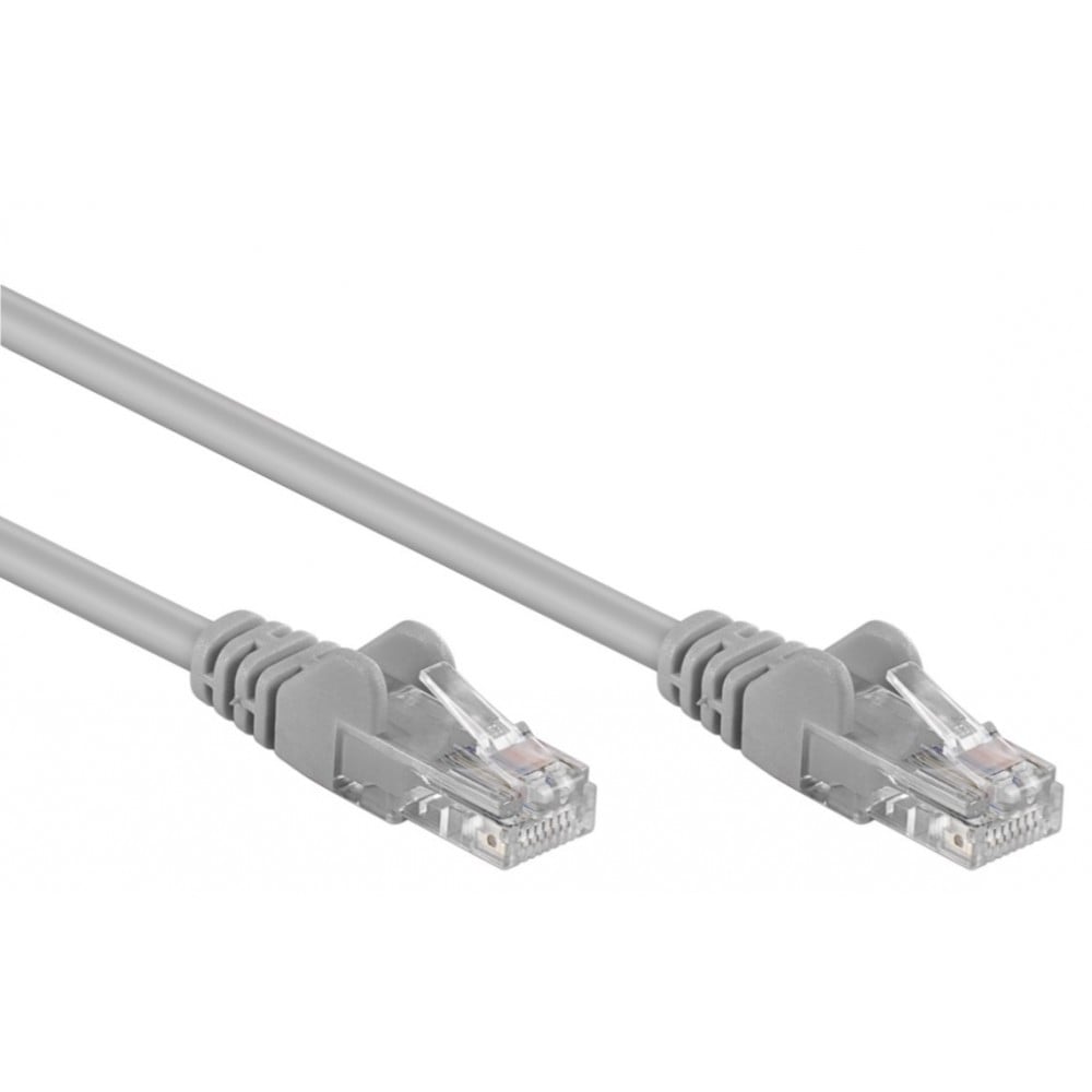 Cavo di rete Patch in CCA Cat.5E Grigio U/UTP 3m GOOBAY - immagine 4