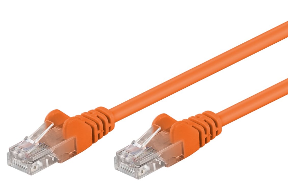 Cavo di rete Patch CCA Cat. 5e Arancione UTP 10 m GOOBAY - immagine 3