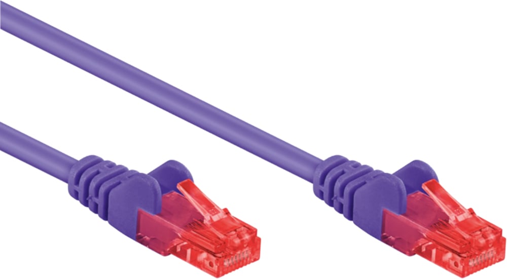 Cavo di rete Patch in CCA Cat.6 Viola U/UTP 2m GOOBAY - immagine 4