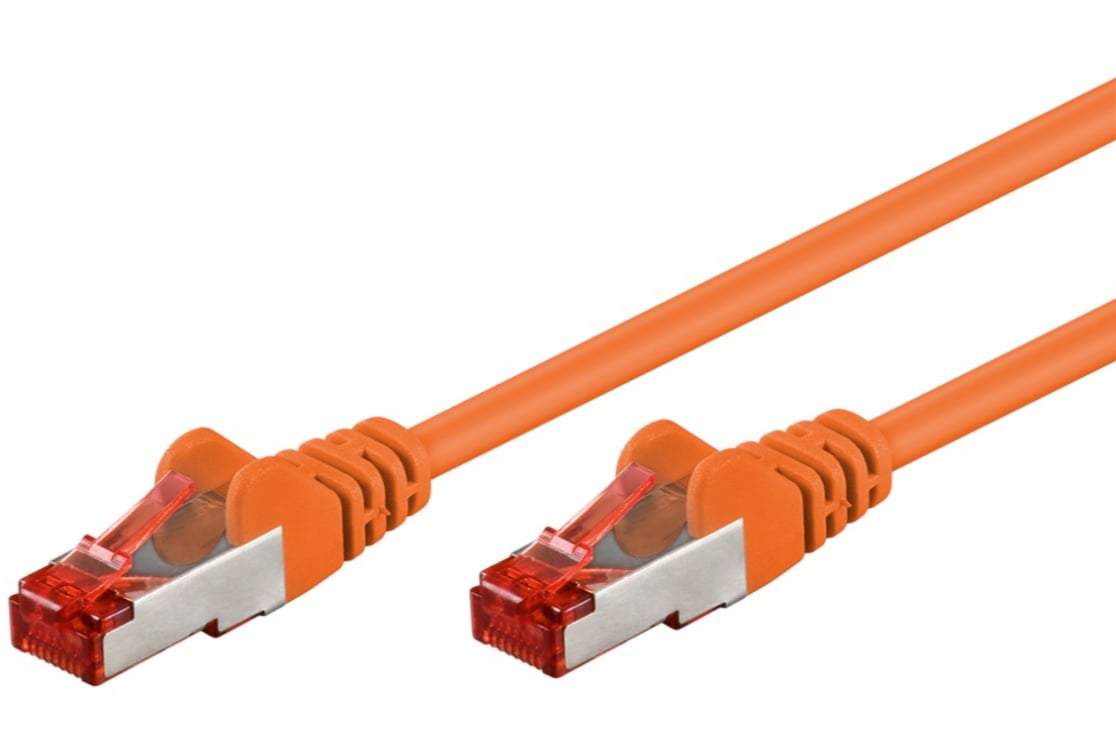 Cavo di rete Patch in rame Cat. 6 Arancione SFTP LSZH 0,25m GOOBAY - immagine 3