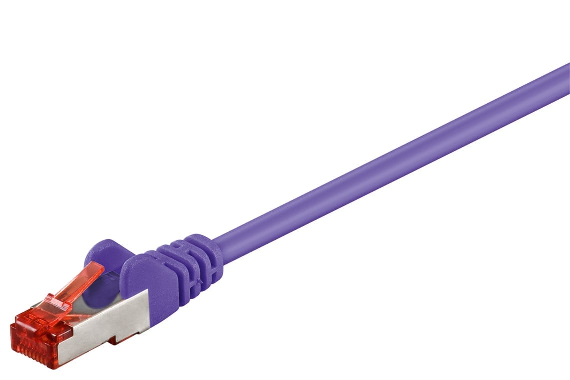 Cavo di rete Patch in rame Cat. 6 Viola SFTP LSZH 2m GOOBAY - immagine 4