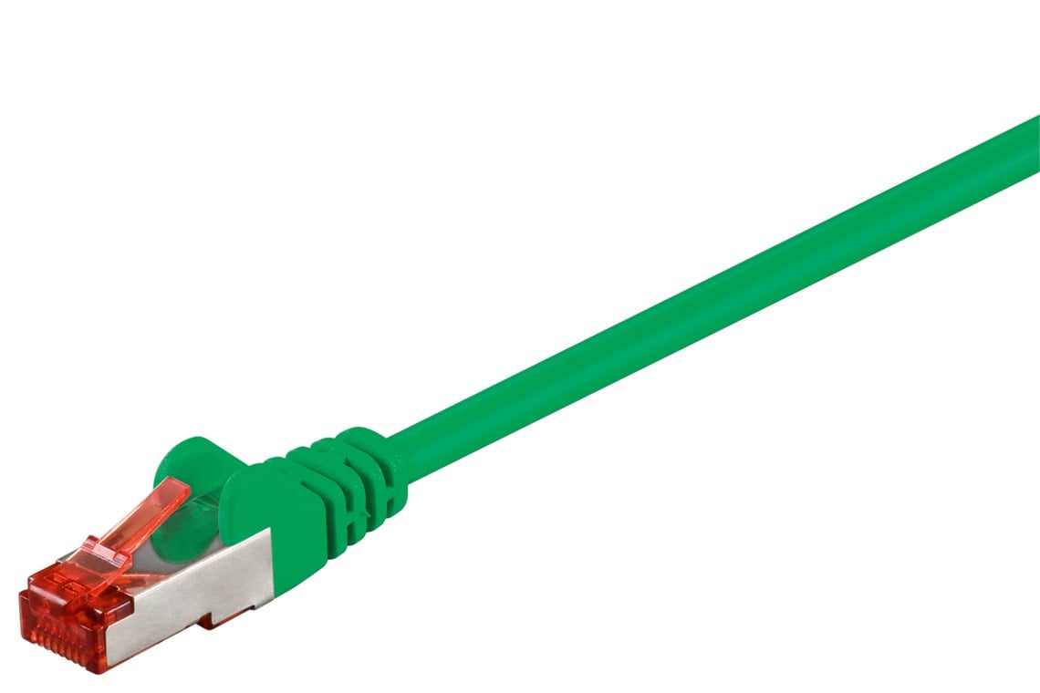 Cavo di rete Patch in rame Cat. 6 Verde SFTP LSZH 5m GOOBAY - immagine 4