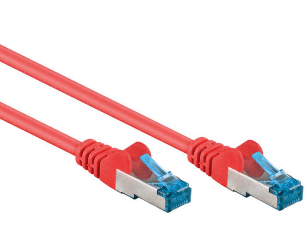 Cavo di Rete Patch in Rame Cat. 6A S/FTP LSZH 2 m Rosso GOOBAY - immagine 4