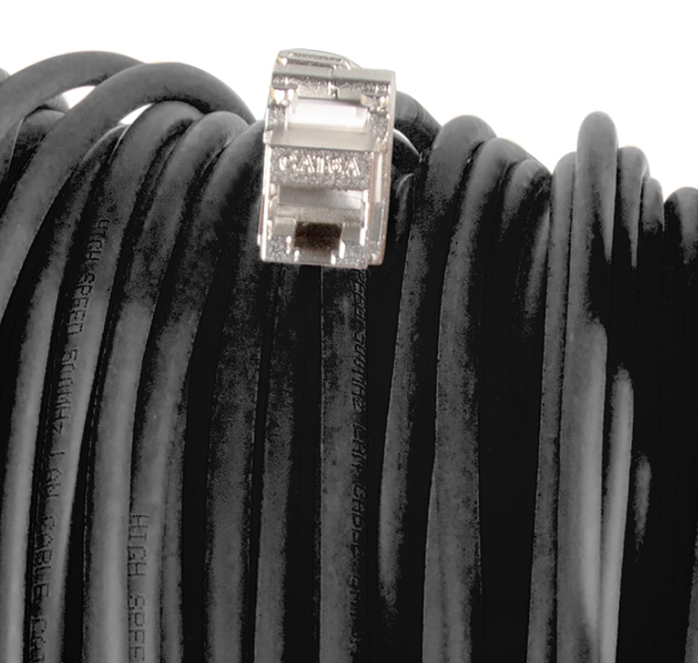 Cavo Patch Cat.7 Plug RJ45 S/FTP TPE con Avvolgicavo 60m Nero LOGILINK - immagine 4