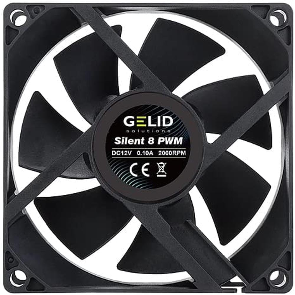 Dissipatore Ventola Silent PWM 80x80x25 12V GELID SOLUTIONS - immagine 4
