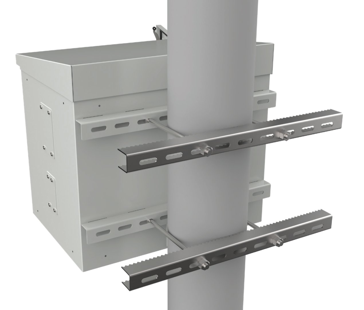 Armadio Rack 19'' Fissaggio a Palo P 425 mm IP66 Maxi TECHLY PROFESSIONAL - immagine 3