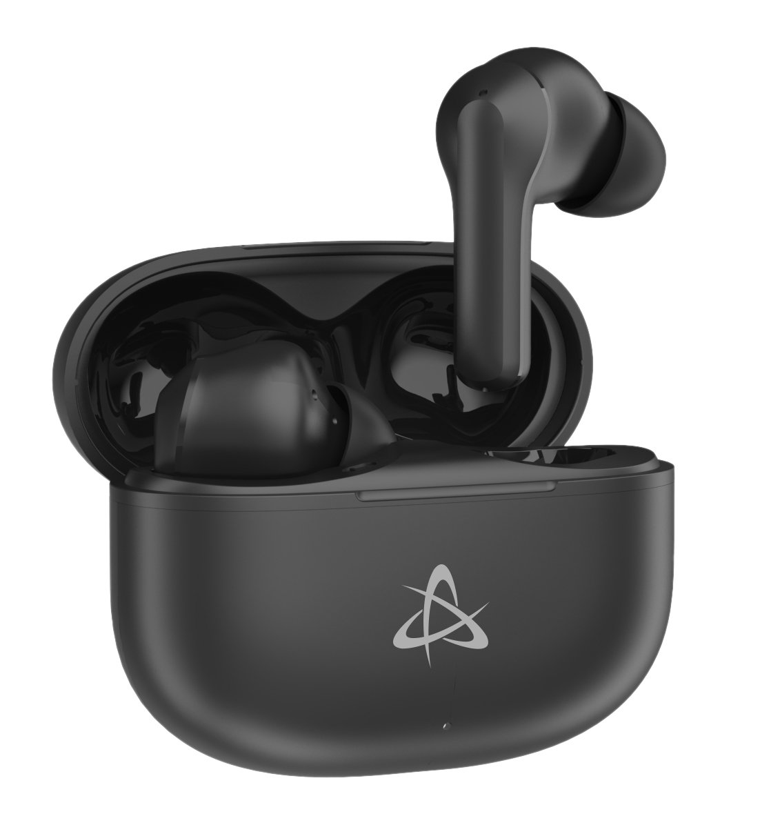 Auricolari Wireless BT v5.3 Cancellazione del Rumore con Custodia di Ricarica 2 in 1 Nero SBOX - immagine 4